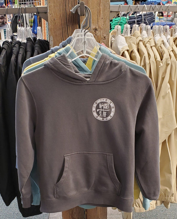 Beaches Logo Garment Dyed Hoodie- YOUTH - Nauset Surf Shop