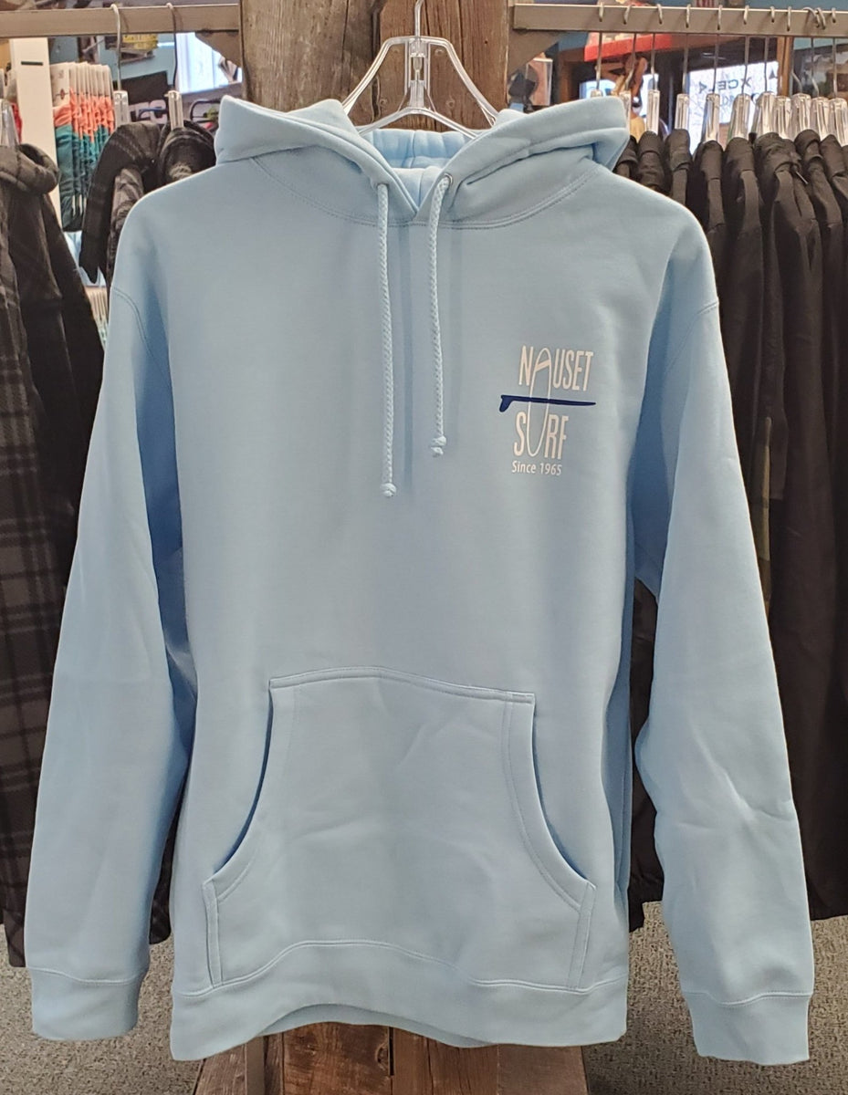 Classic Logo Heavyweight Hooded Sweatshirt - Blue Logo