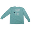 Classic Logo Garment Dyed Long Sleeve T-Shirt- Blue - Nauset Surf Shop