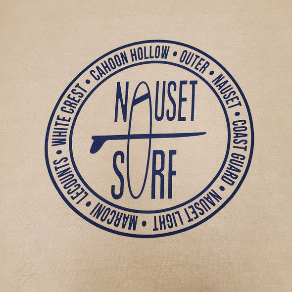 Beaches Logo Garment Dyed Hoodie - Blue - Nauset Surf Shop