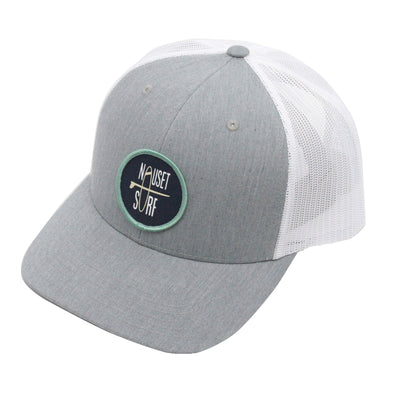 Circle Classic Logo C12CTM Pre Curved Trucker- TEAL - Nauset Surf Shop